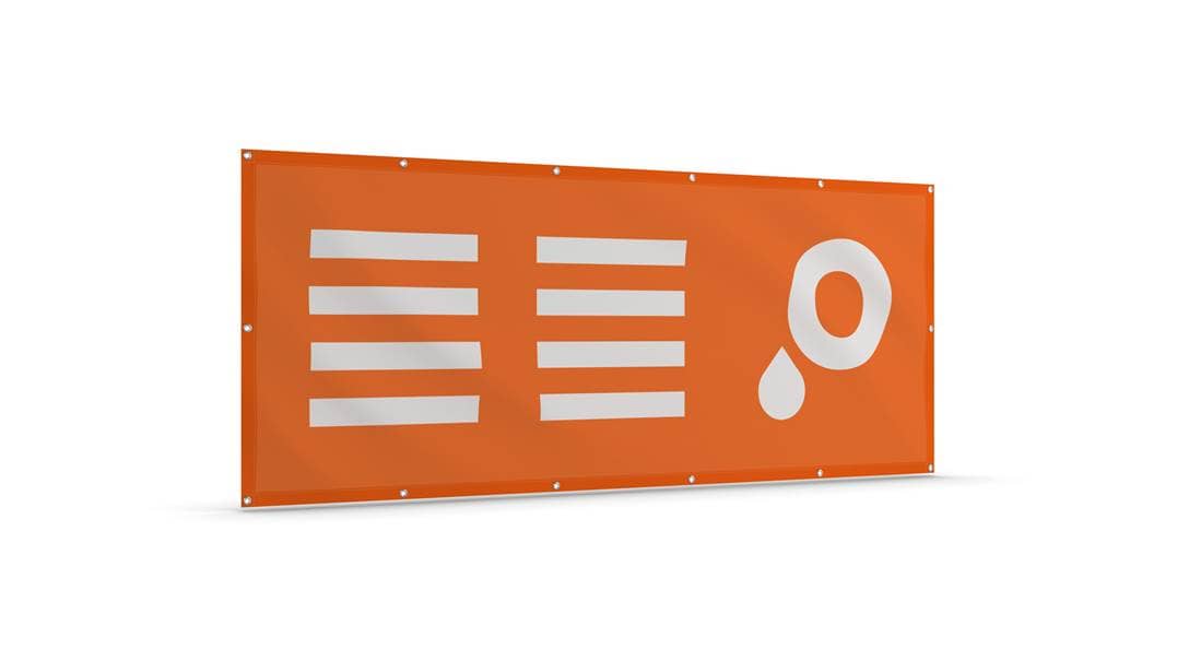 Textil spandeoken vlaggenstof