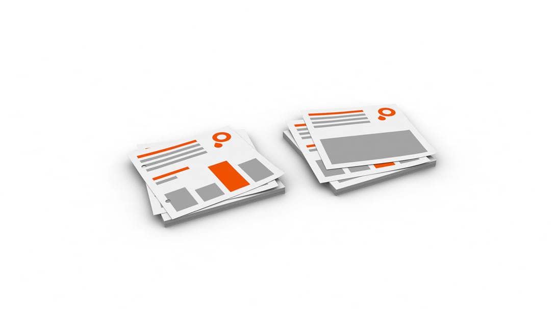 Losbladig binnenwerk vierkant