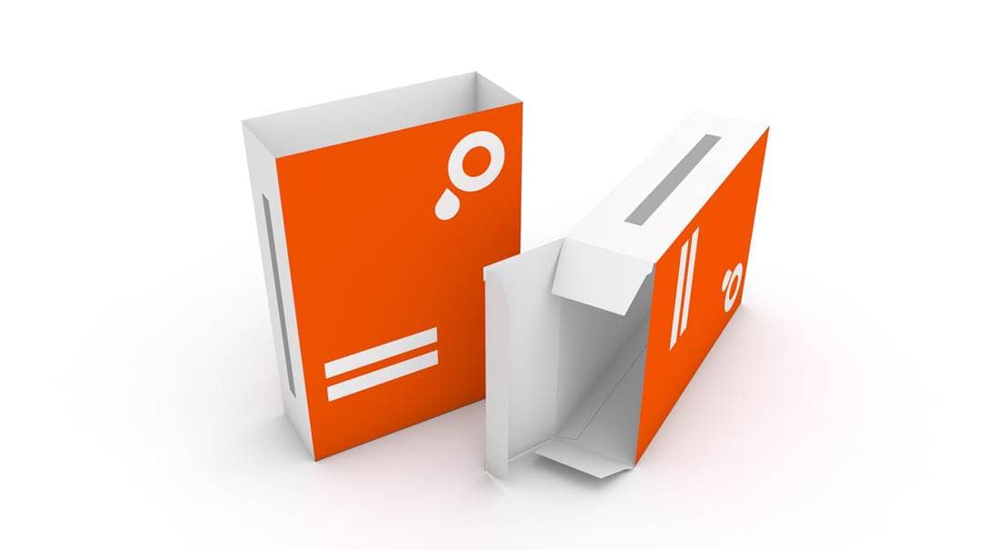 Sleeve met eenzijdige klepsluiting