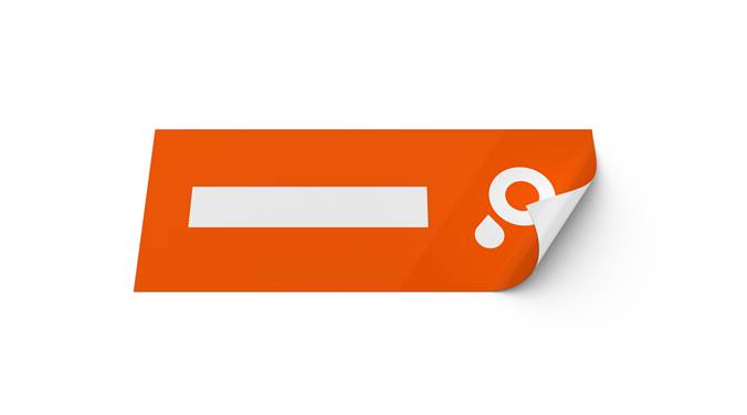 Stickers rechthoekig