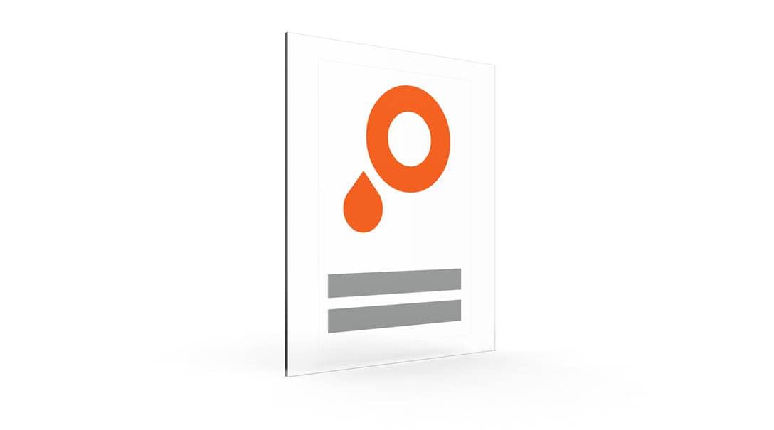 Etalagefolie transparant