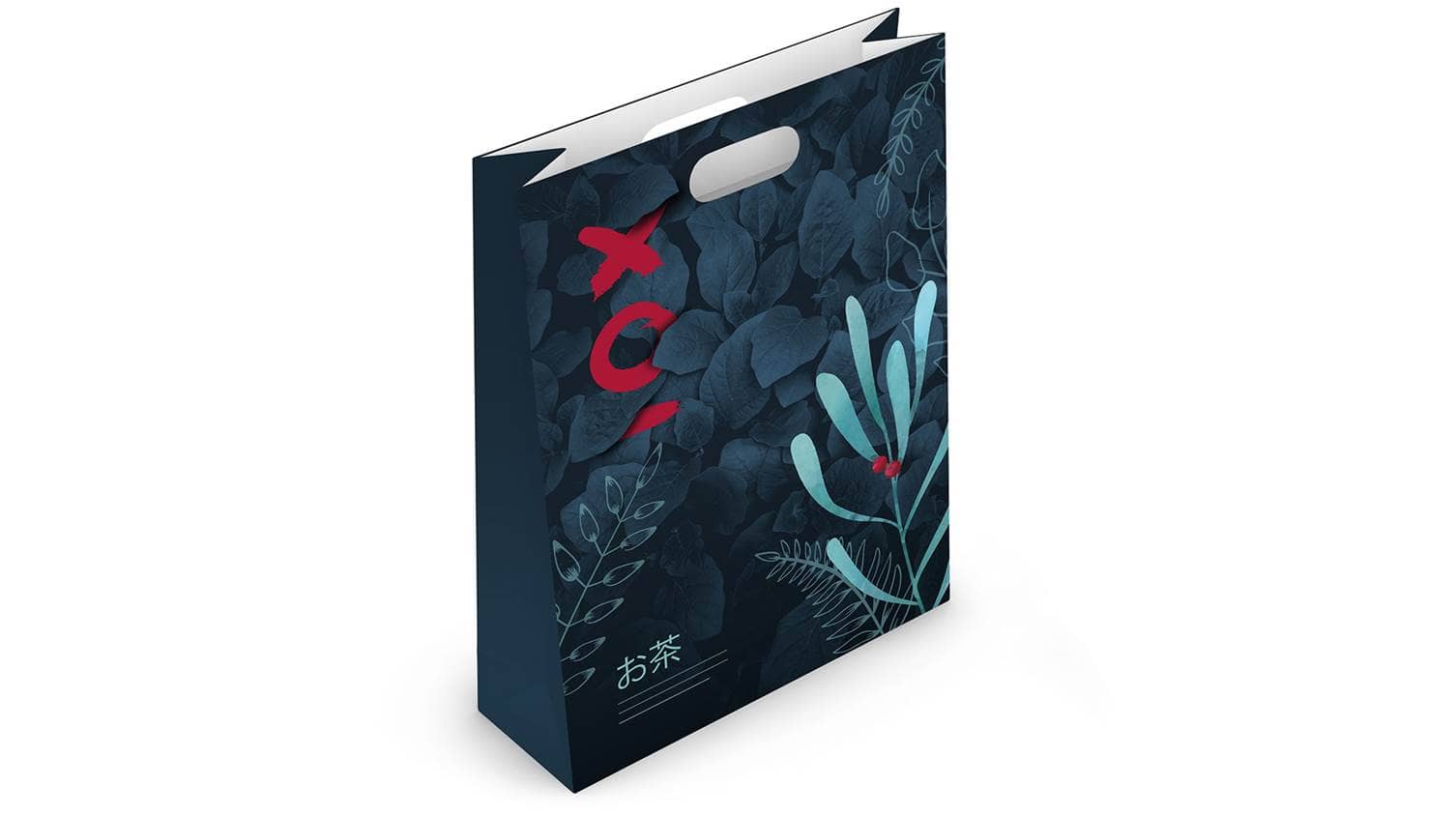 Draagtas met gestanste handgreep