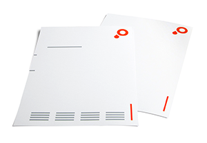 Druktemplates voor briefpapier downloaden