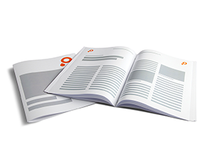 Druktemplate voor brochures